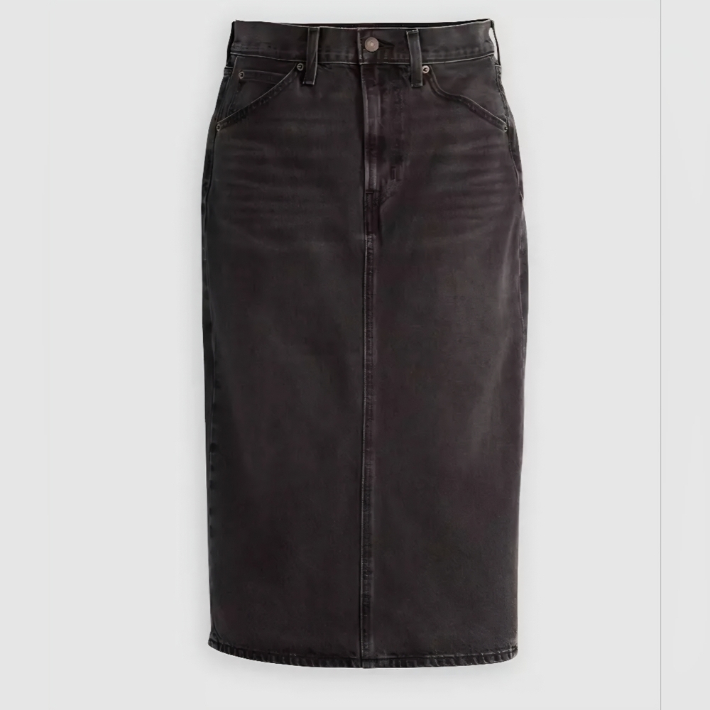 Levi's Charcoal Gray Pencil Skirt